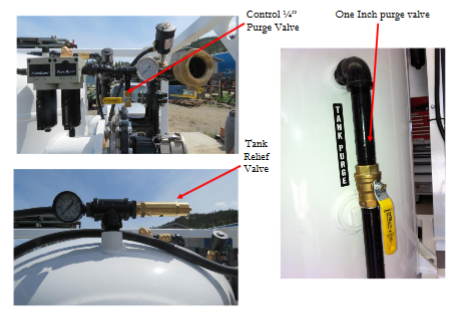 PV500 industrial vacuum purge valve and tank relief valve