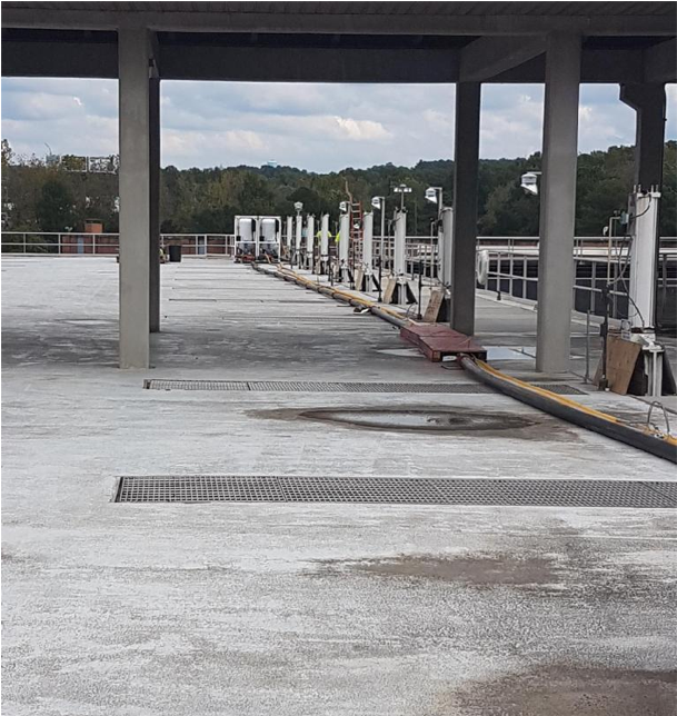 PV500 and industrial hose setup at water treatment plant