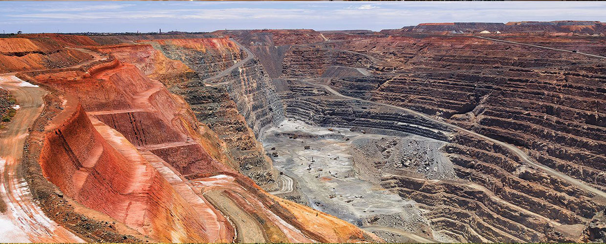 open pit mine