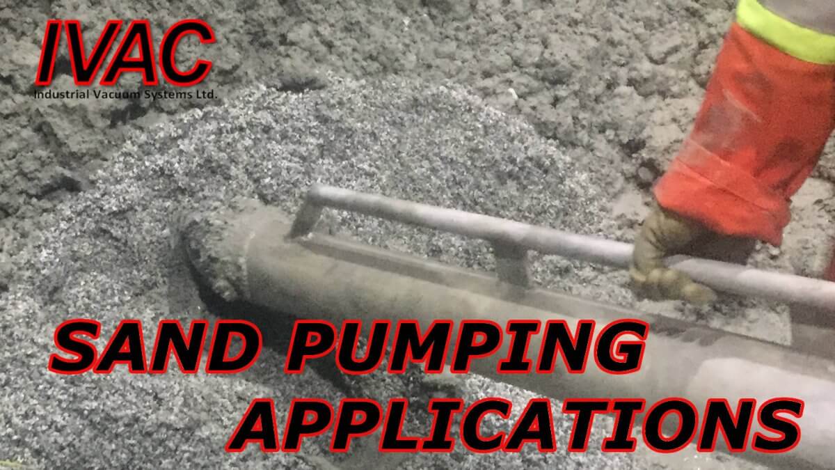 sand pumping application in cement factory