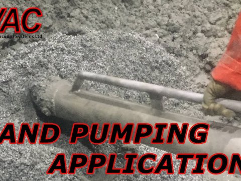 sand pumping application in cement factory